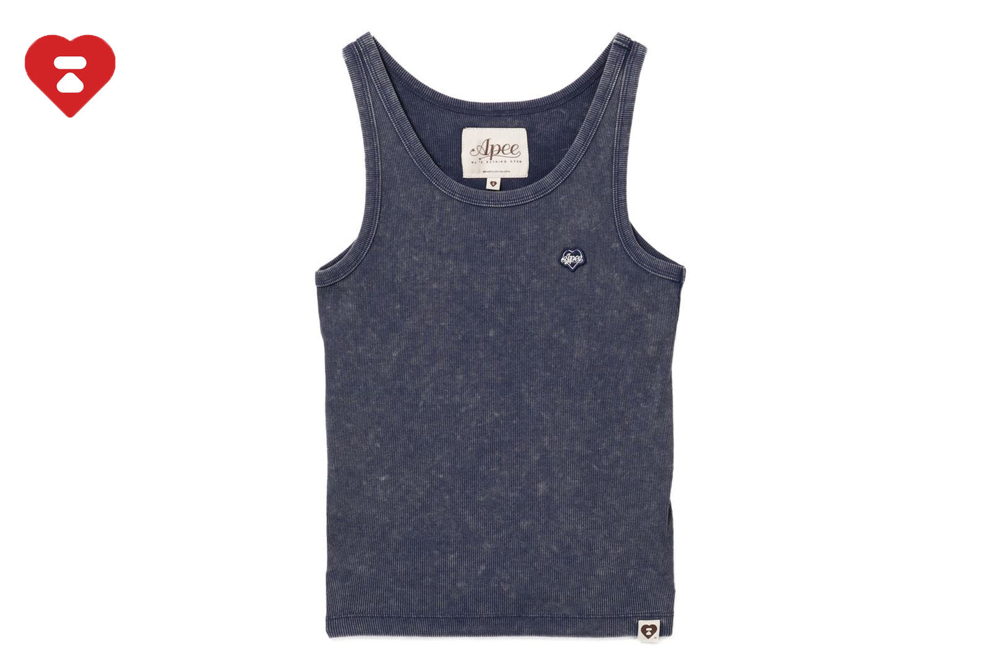 BAPE WASHED RIBBED VEST