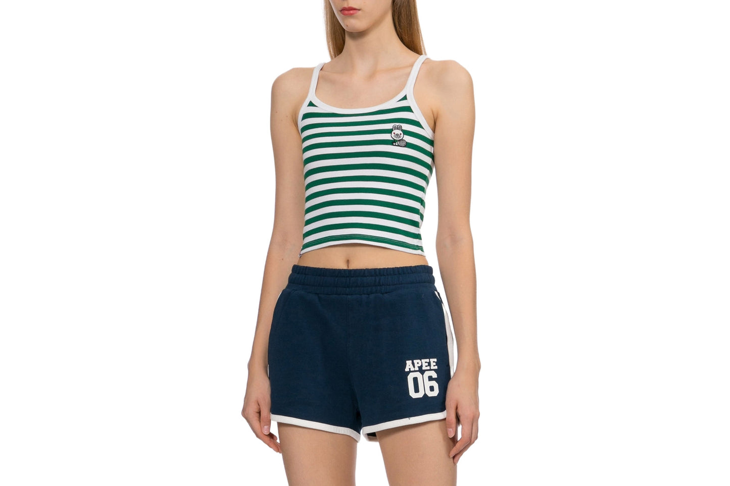 BAPE BABY DOPPY BADGE STRIPE CAMISOLE