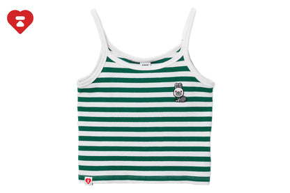 BAPE BABY DOPPY BADGE STRIPE CAMISOLE