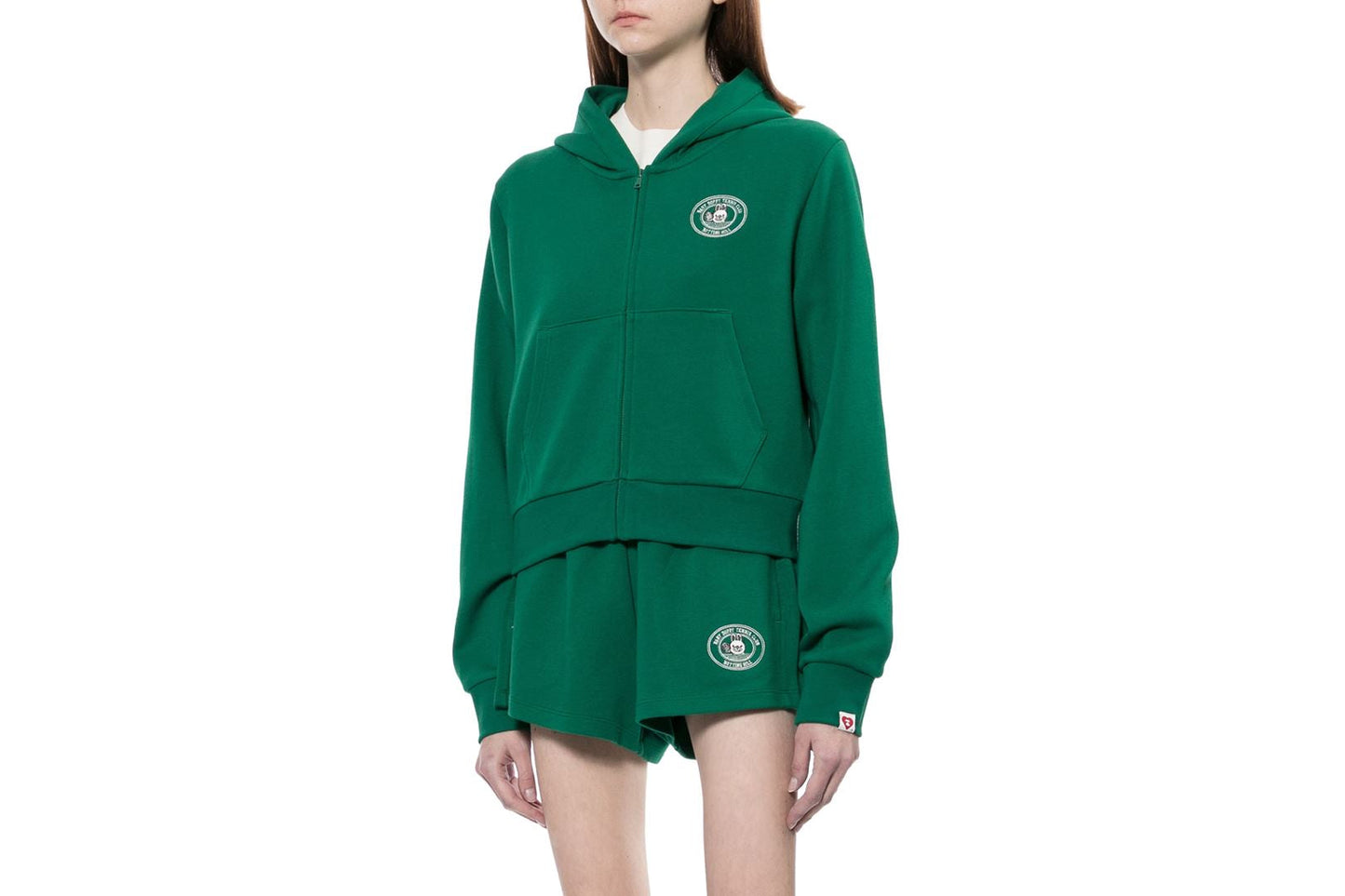 BAPE BABY DOPPY PRINT HOODED ZIP UP SWEATER