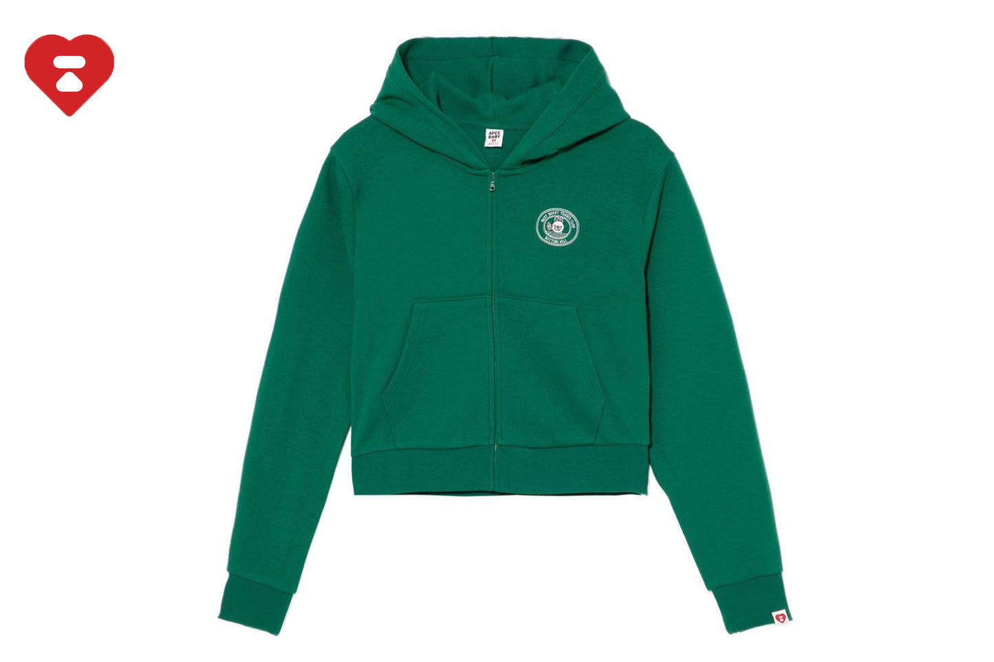 BAPE BABY DOPPY PRINT HOODED ZIP UP SWEATER