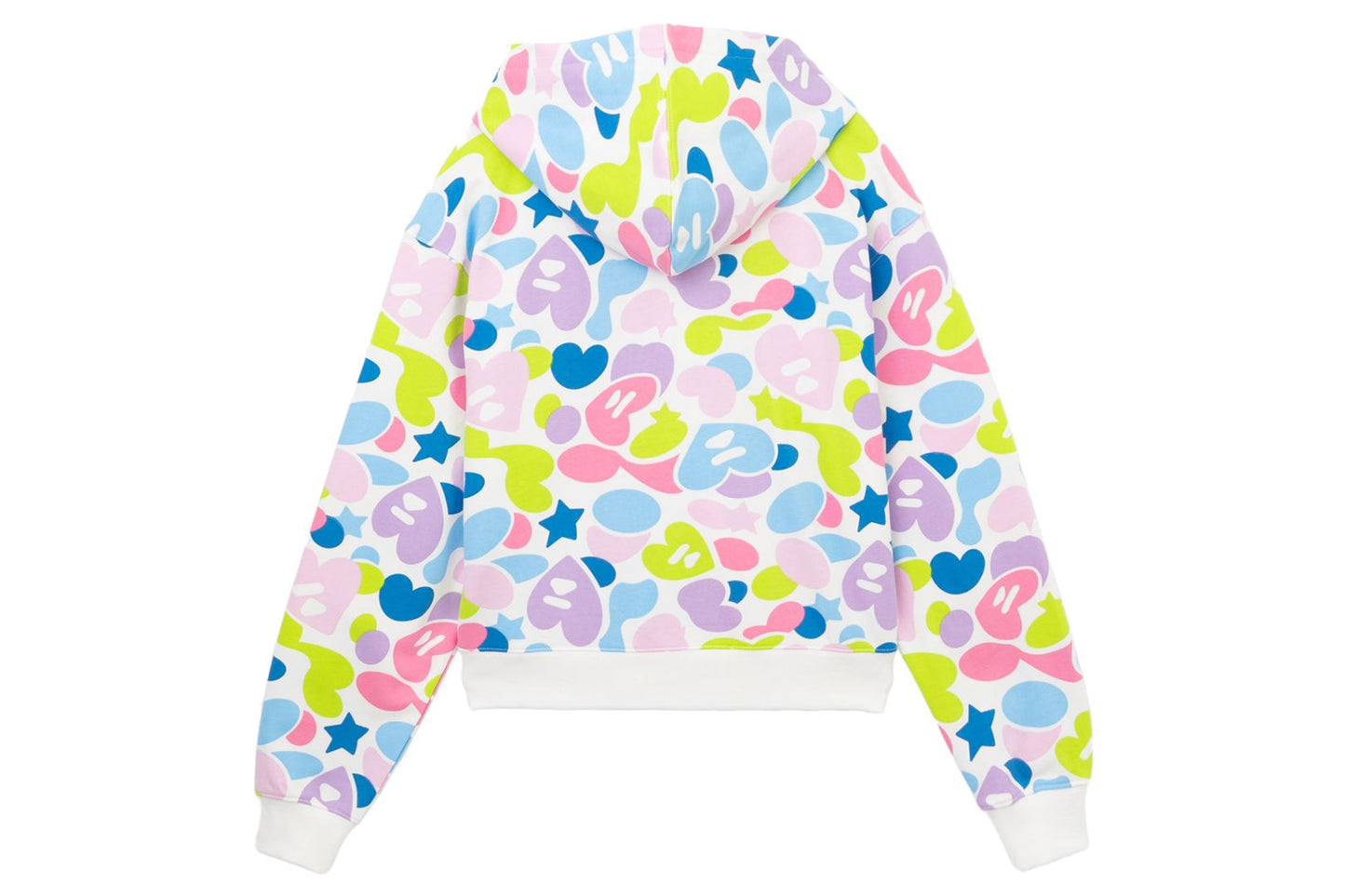 BAPE CAMO HOODED ZIP UP SWEATER