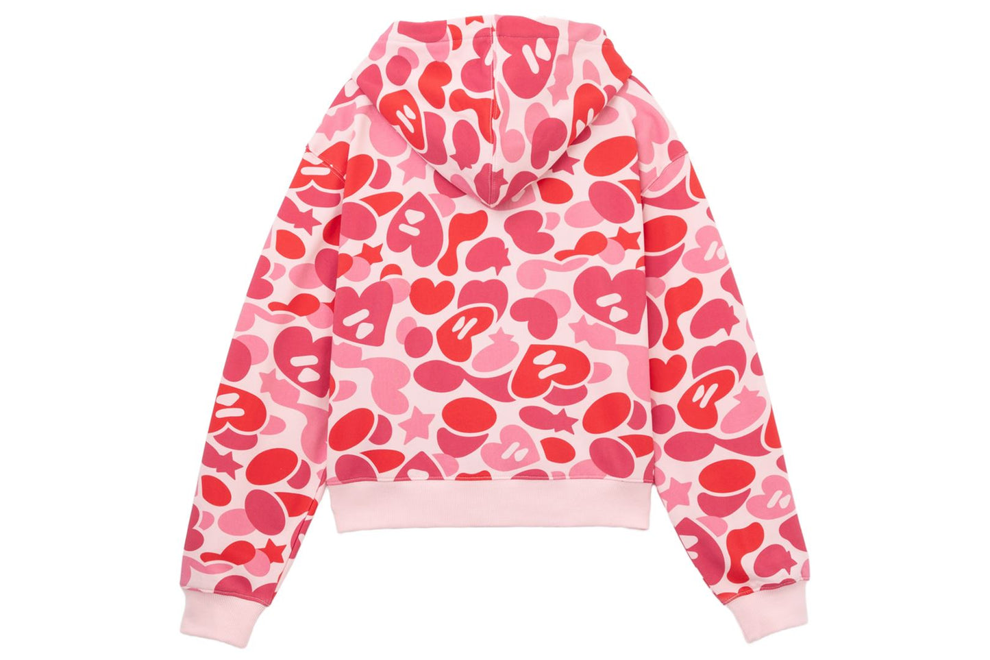 BAPE CAMO HOODED ZIP UP SWEATER