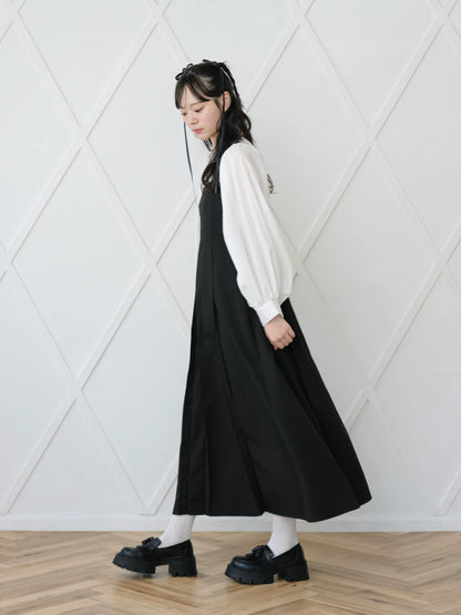 日本代購｜mero boutique 2018 連身裙 - 黑色プリーツ連身裙｜mero boutique 2018