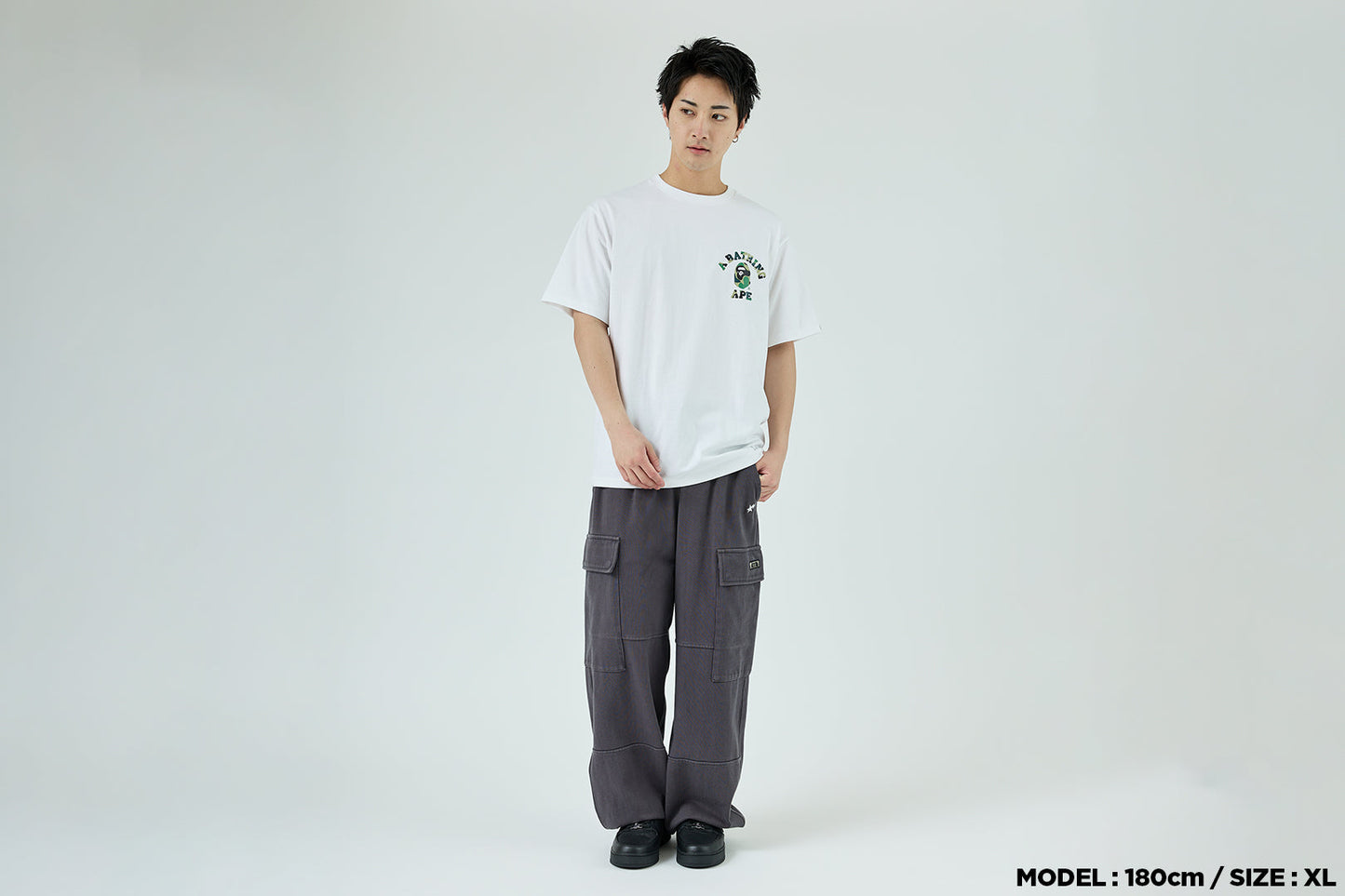 BAPE ABC CAMO COLLEGE ATS TEE