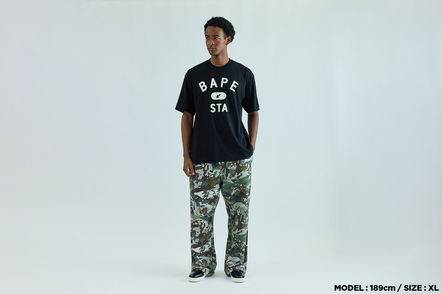 BAPE STA 大學風格寬鬆版T恤 #2