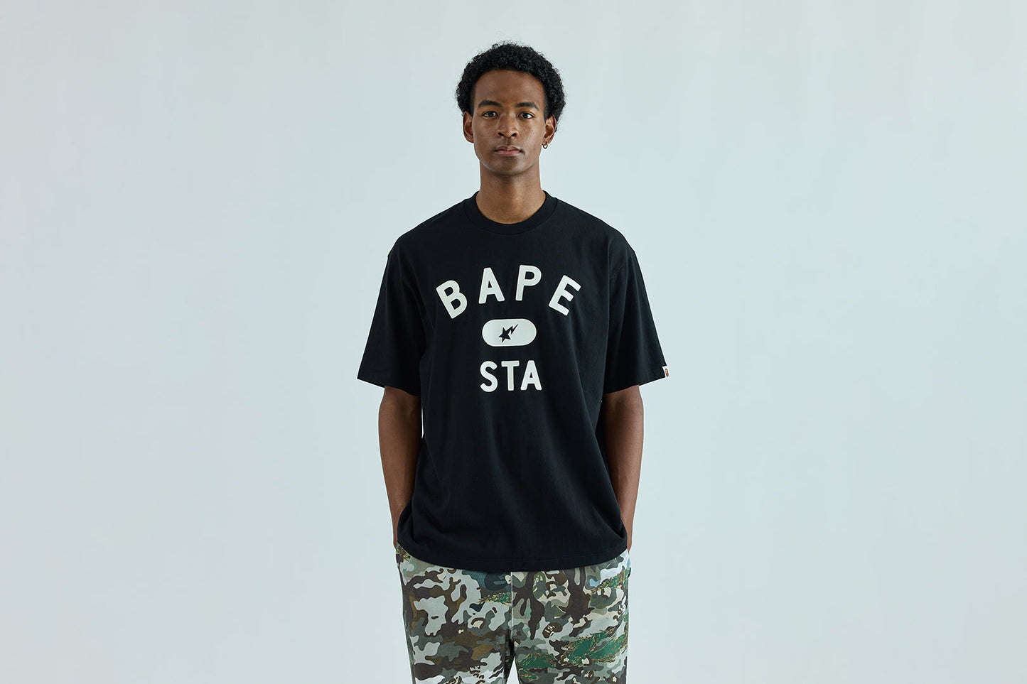 BAPE STA 大學風格寬鬆版T恤 #2