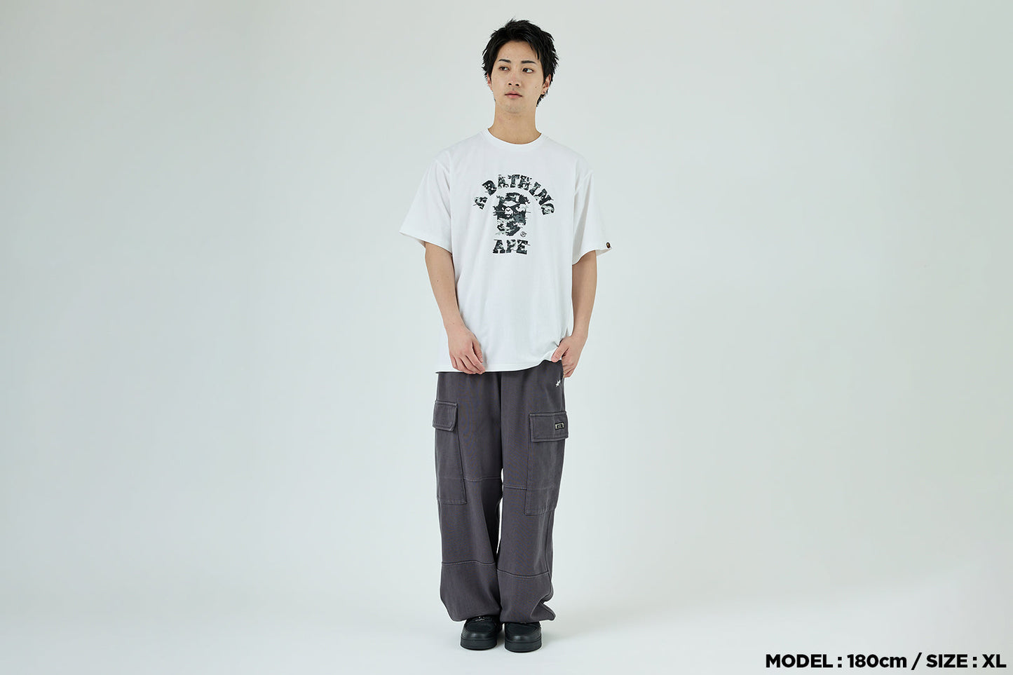 BAPE MULTI PIXEL CAMO 大學T恤