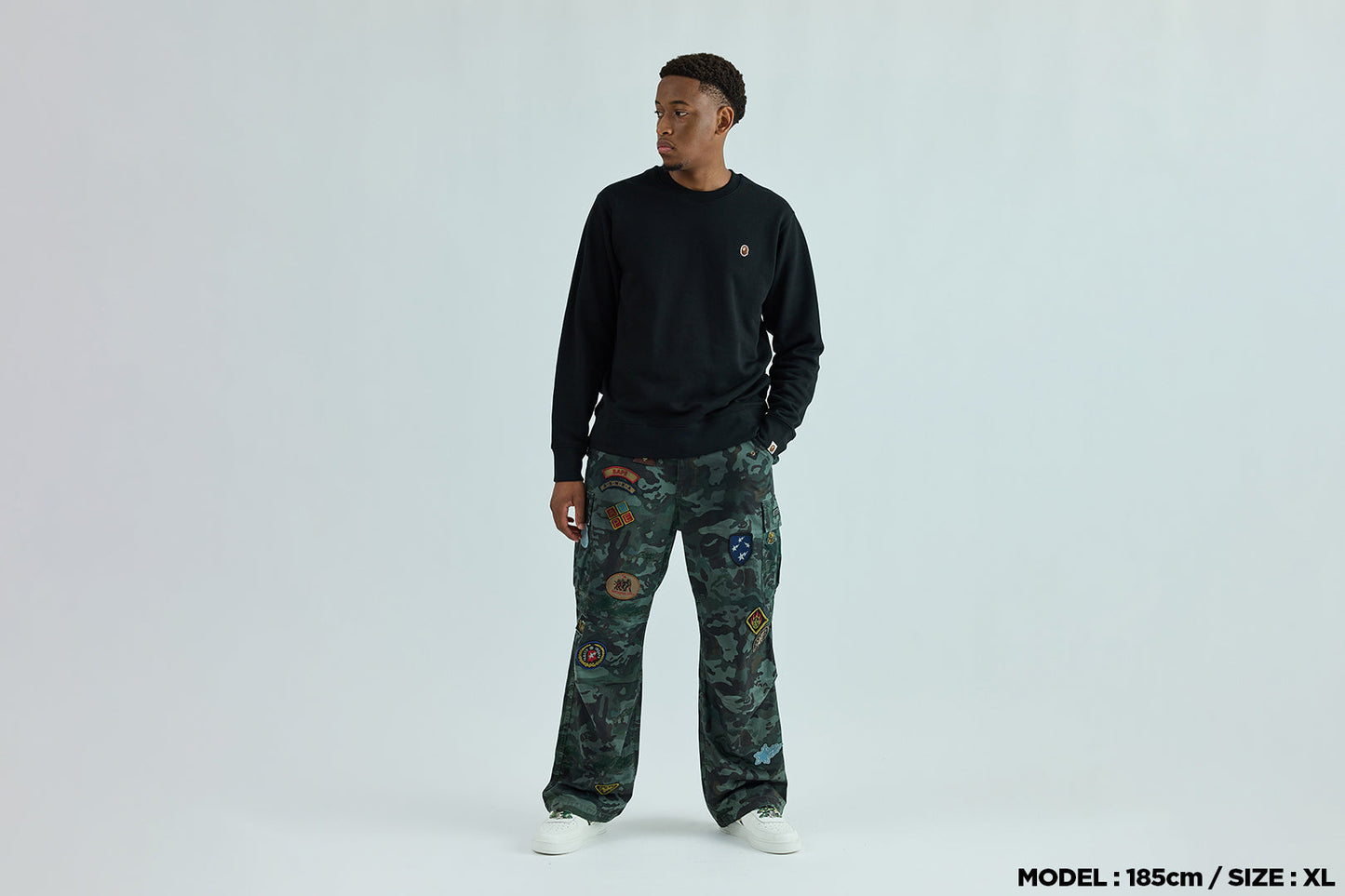 BAPE ONE POINT CREWNECK SWEATSHIRT