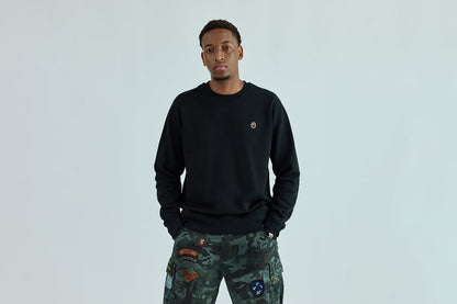 BAPE ONE POINT CREWNECK SWEATSHIRT