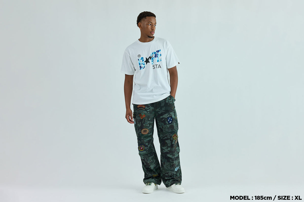 BAPE ABC CAMO BAPE STA LOGO TEE