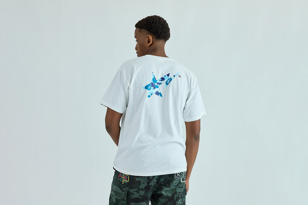 BAPE ABC CAMO BAPE STA LOGO TEE