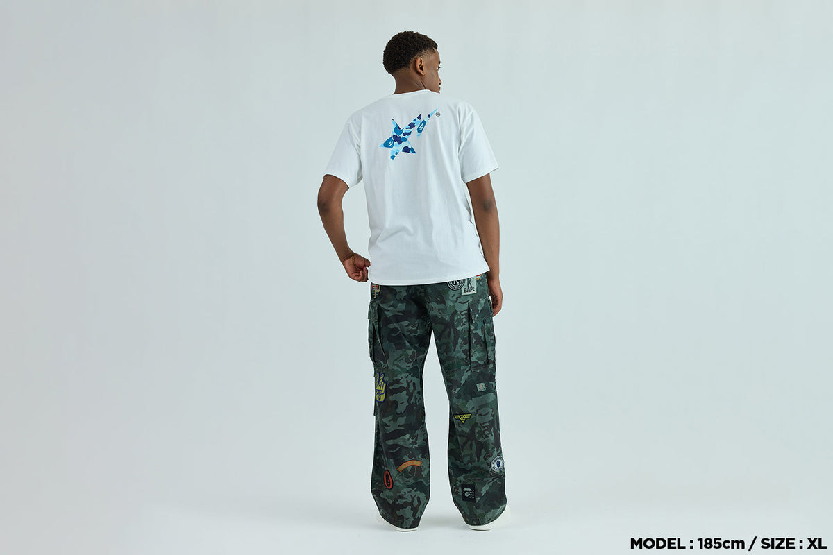 BAPE ABC CAMO BAPE STA LOGO TEE