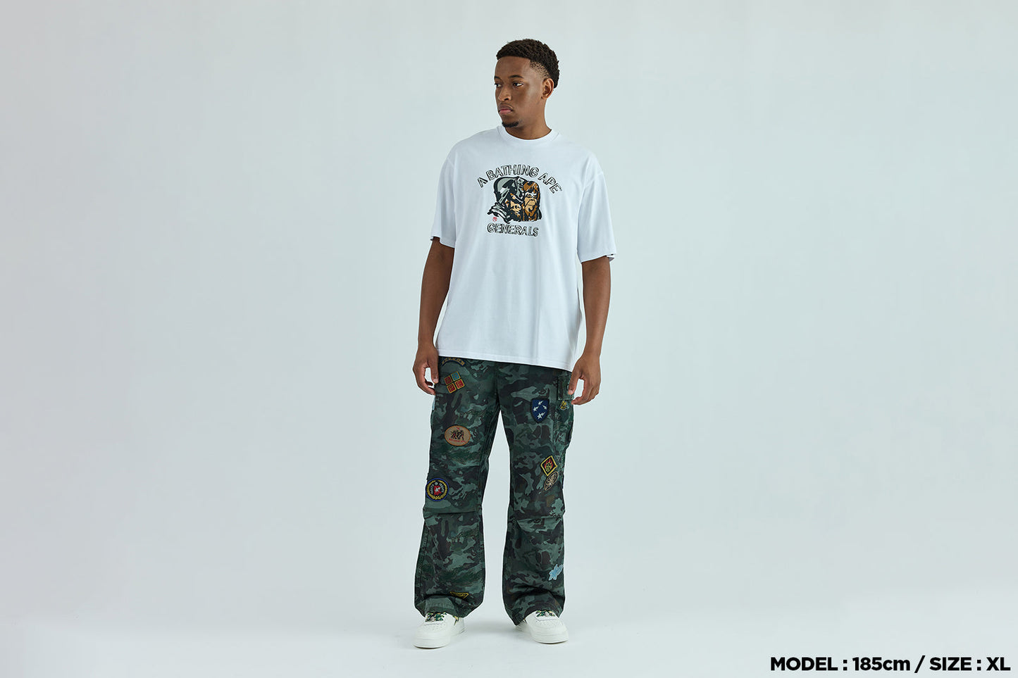 BAPE GENERAL HAND DRAWN 寬鬆版短袖T恤