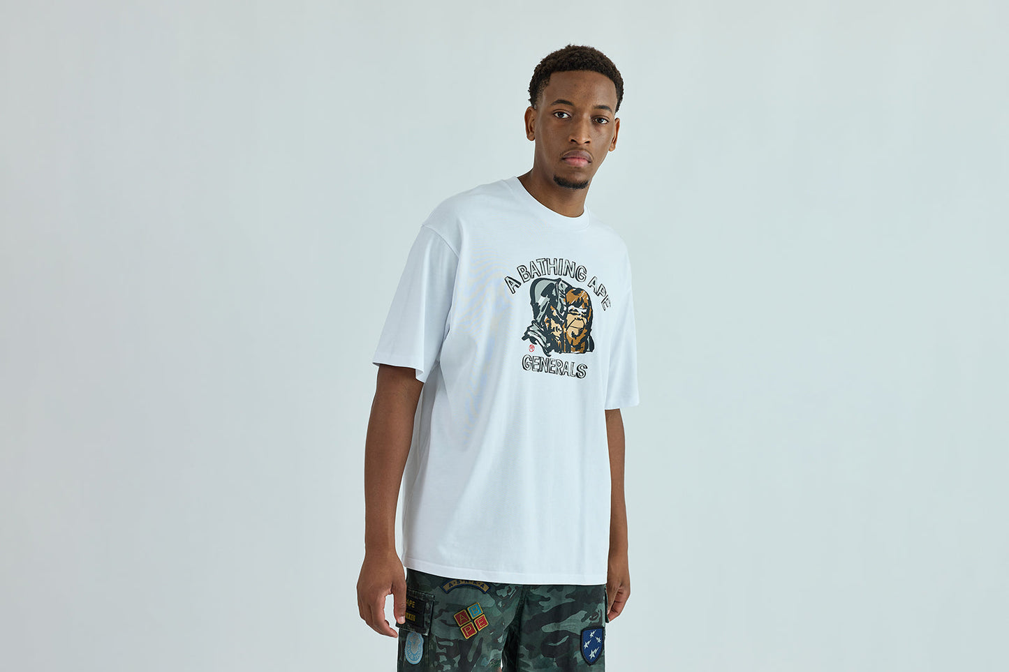 BAPE GENERAL HAND DRAWN 寬鬆版短袖T恤