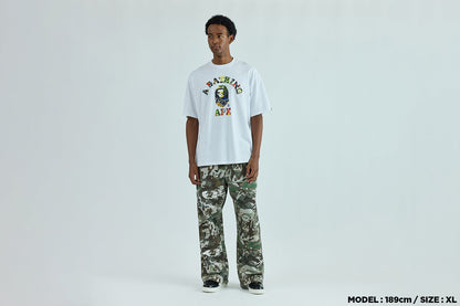 BAPE HYBRID CAMO APE FACE LOGO 寬鬆版運動長褲