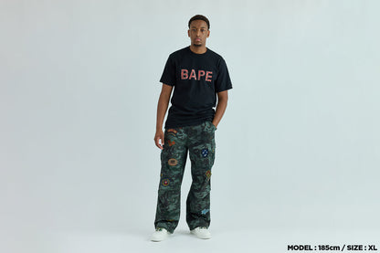 BAPE 水晶字母T恤