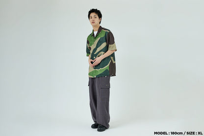 BAPE MEGA ABC CAMO MESH SHIRT