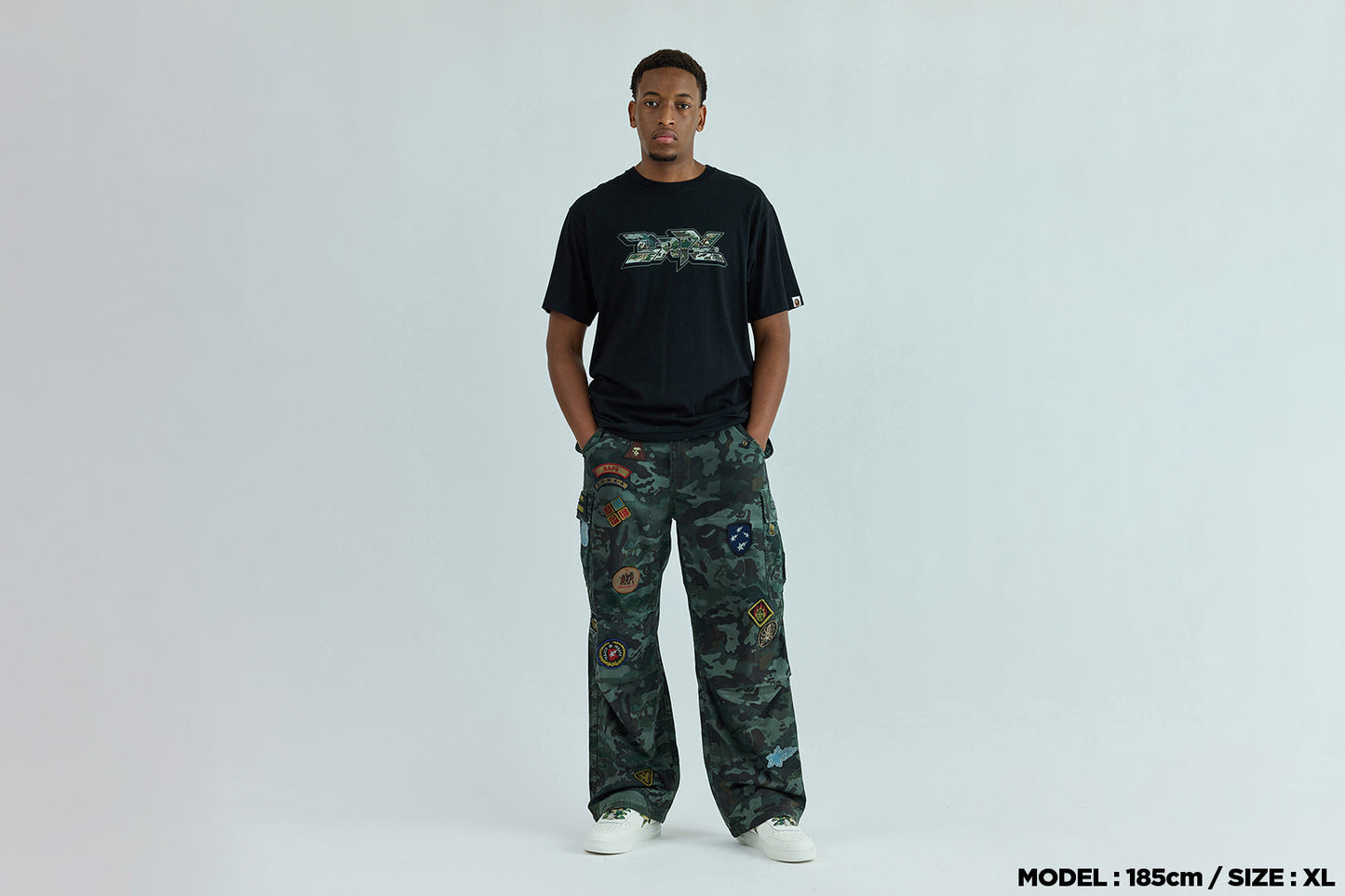 BAPE 塗鴉標誌短袖T恤