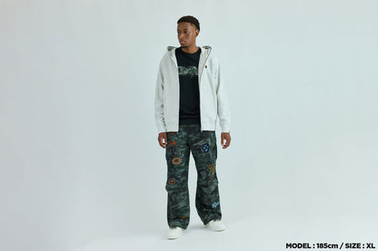 BAPE ONE POINT FULL ZIP HOODIE