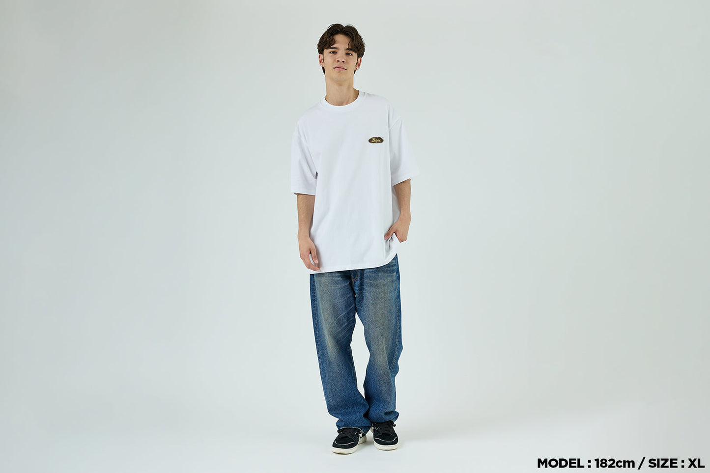 BAPE SKATEBOARD LOGO 寬鬆版T恤
