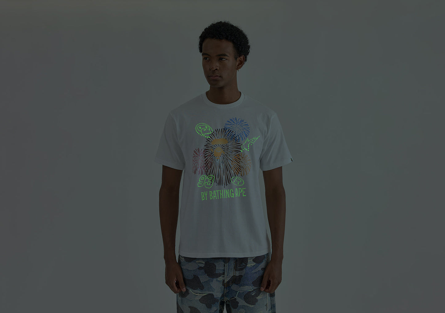 BAPE FIREWORK BY BATHING APE TEE