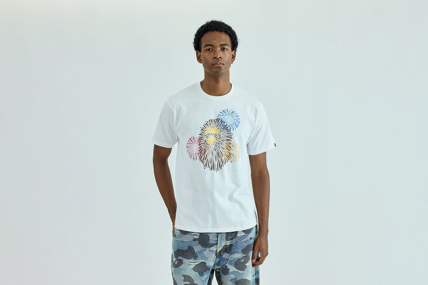 BAPE FIREWORK BY BATHING APE TEE