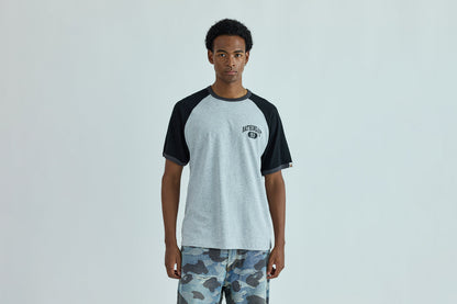 BAPE COLLEGE RAGLAN TEE