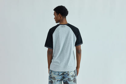 BAPE COLLEGE RAGLAN TEE