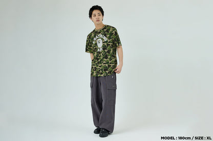 BAPE ABC CAMO COLLEGE TEE