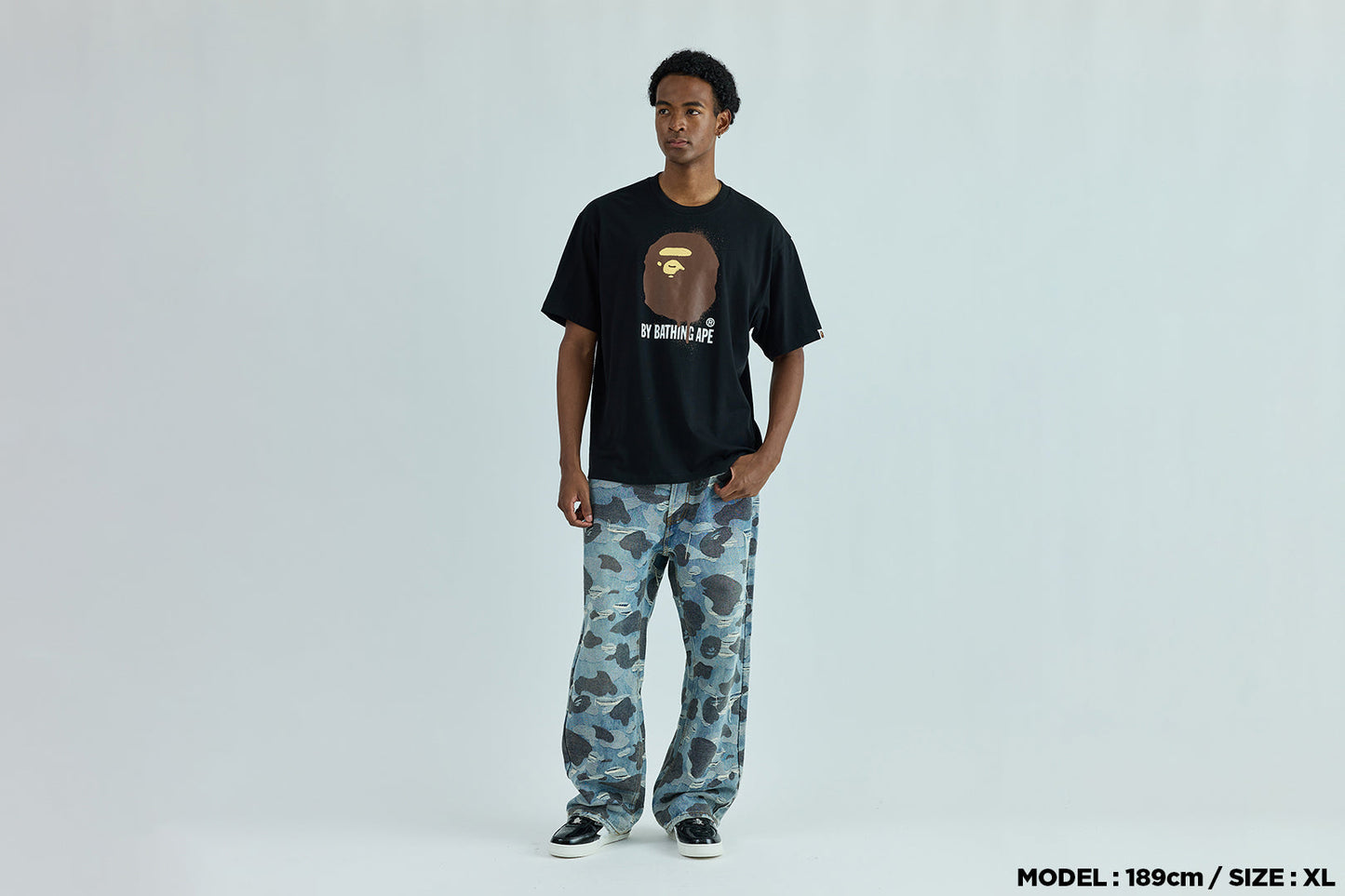 BAPE SPRAY PRINT 放鬆版型T恤