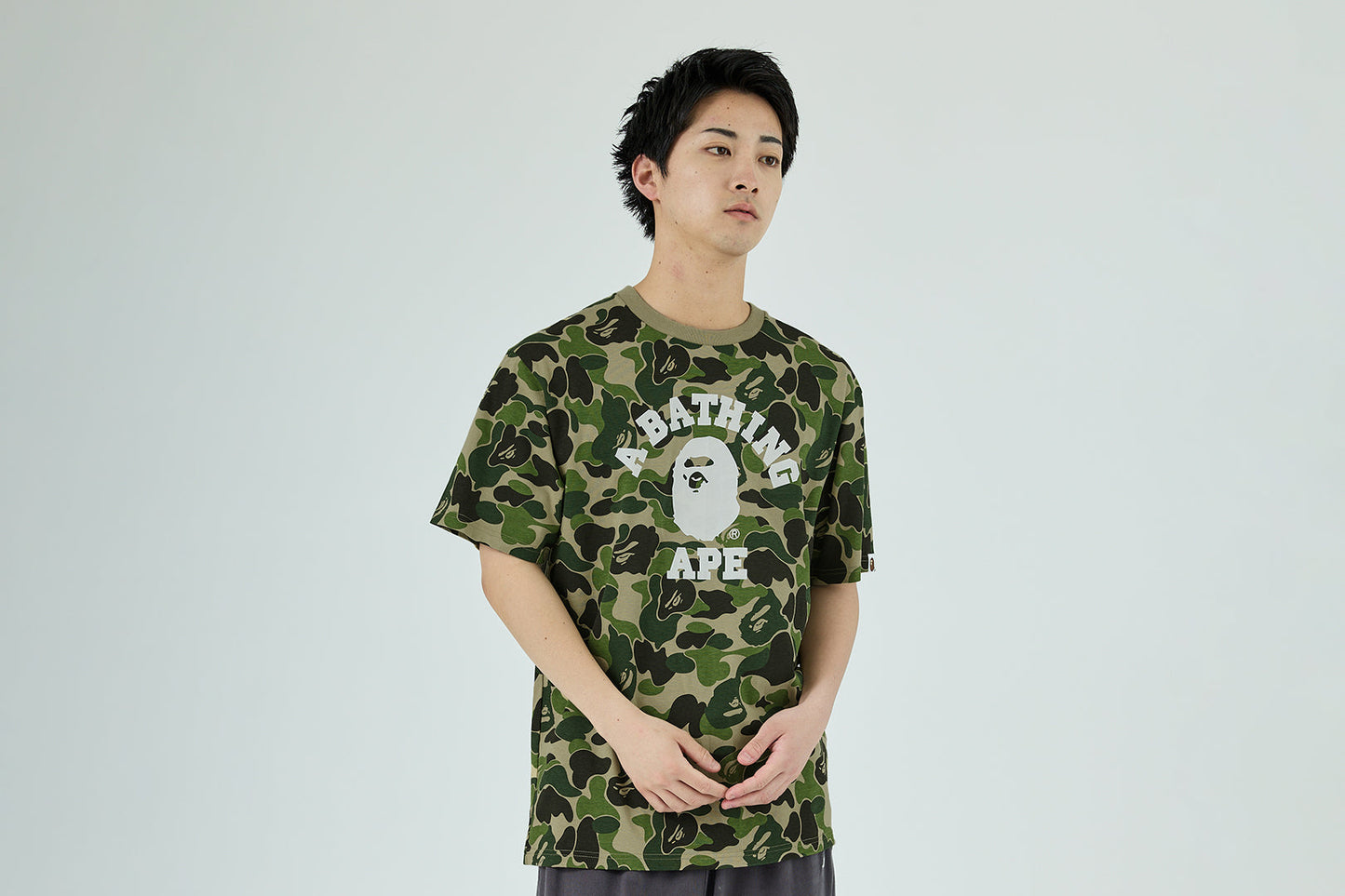 BAPE ABC CAMO 大學T恤