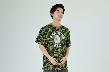 BAPE ABC CAMO COLLEGE TEE