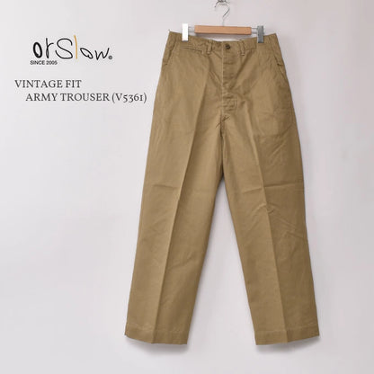 日本代購｜orslow 褲子 - 經典軍用褲 VINTAGE FIT ARMY TROUSER｜樂天