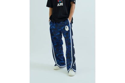 BAPE COLOR CAMO MESH 高開衩按扣鬆身長褲