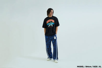 BAPE TWIN STA SPORT COLLEGE 寬鬆版短袖T恤