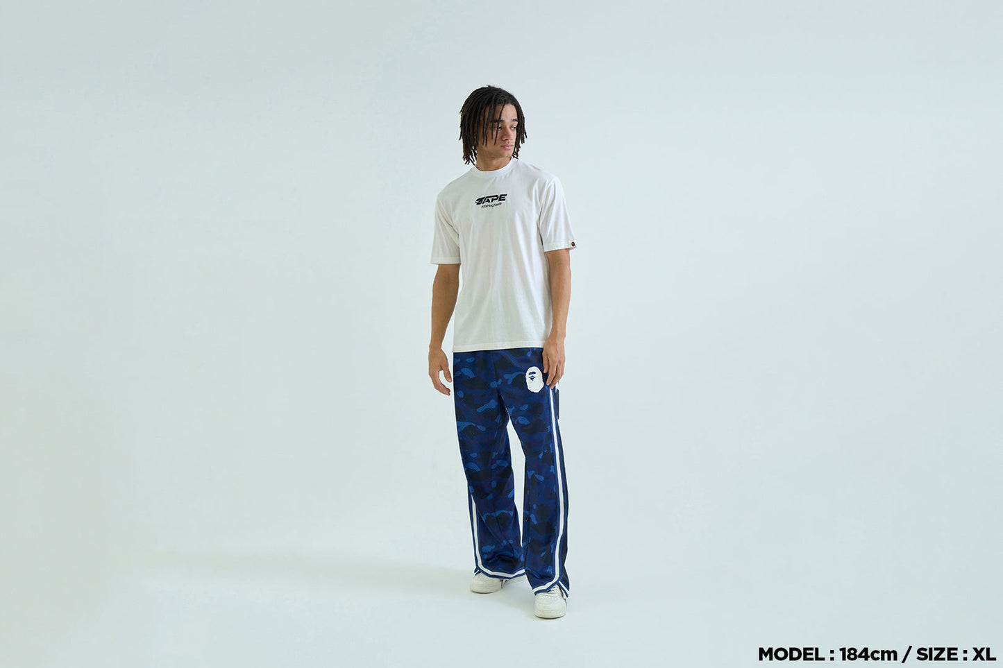 BAPE APE FACE LOGO SHRUNK FIT TEE