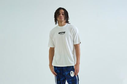 BAPE APE FACE LOGO SHRUNK FIT TEE