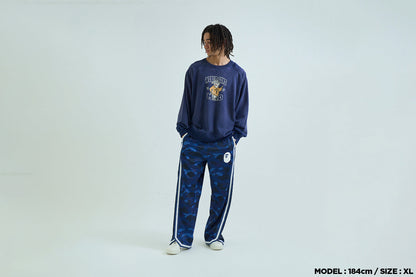 BAPE WGM BEAST COLLEGE 寬鬆版圓領運動衫