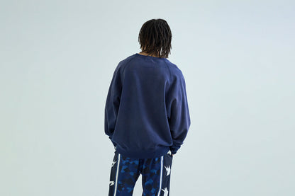 BAPE WGM BEAST COLLEGE 寬鬆版圓領運動衫