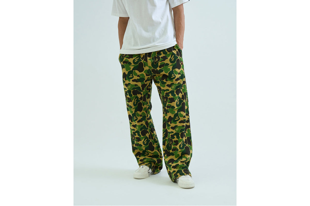 BAPE ABC CAMO 單點放鬆版型運動長褲