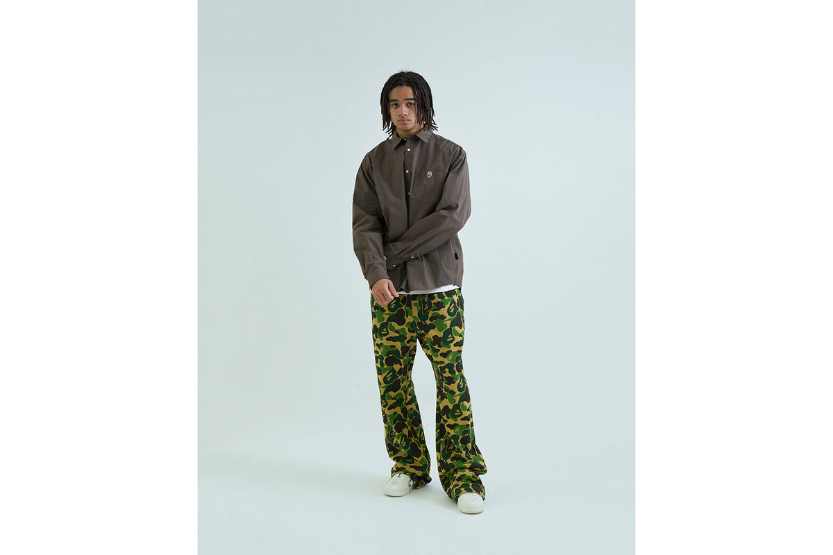 BAPE ABC CAMO ONE POINT RELAXED FIT LS SHIRTS
