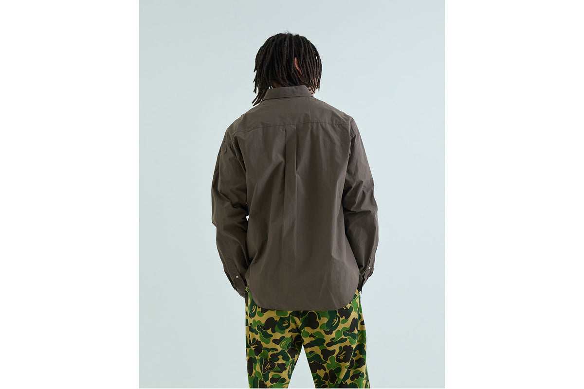 BAPE ABC CAMO ONE POINT RELAXED FIT LS SHIRTS