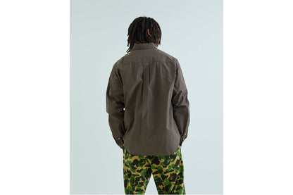 BAPE ABC CAMO ONE POINT RELAXED FIT LS SHIRTS