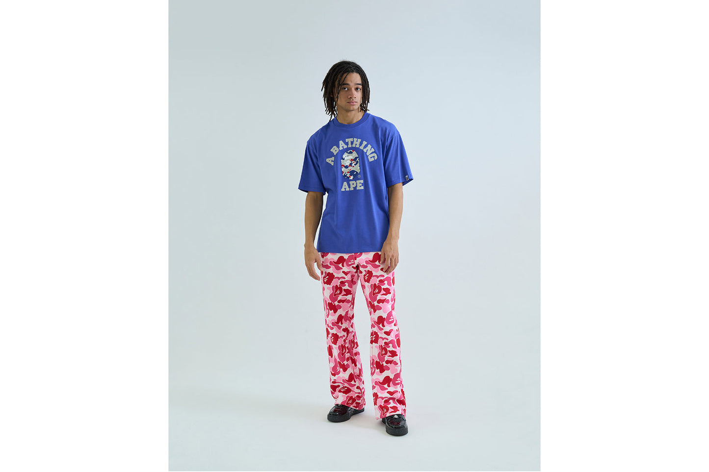 BAPE STA STRIKE CAMO 大學休閒版型短袖T恤