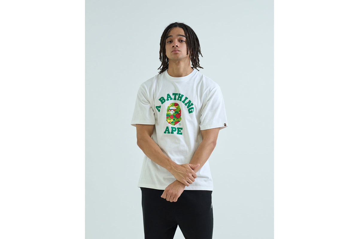 BAPE STA CAMO COLLEGE TEE