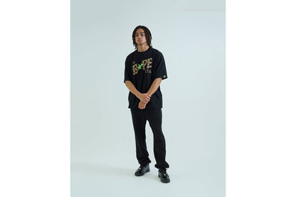 BAPE METALLIC BAPE STA LOGO RELAXED FIT TEE