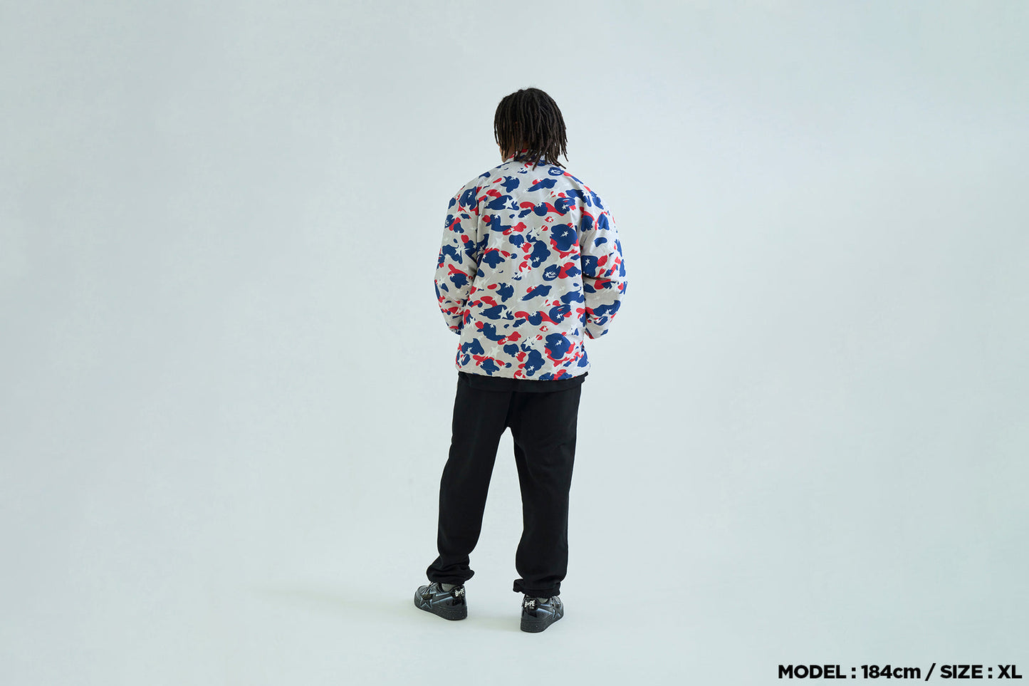 BAPE STA STRIKE CAMO COACH JACKET