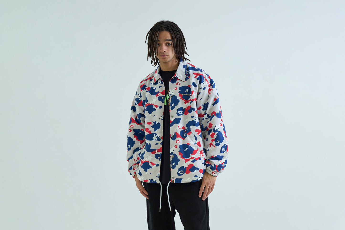 BAPE STA STRIKE CAMO COACH JACKET