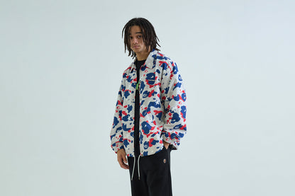 BAPE STA STRIKE CAMO COACH JACKET
